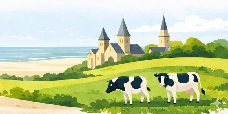 Mont-Saint-Michel en Normandie